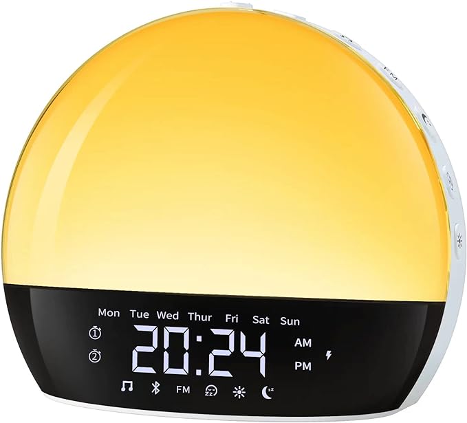 Bluetooth Wake-Up Light Alarm Clock