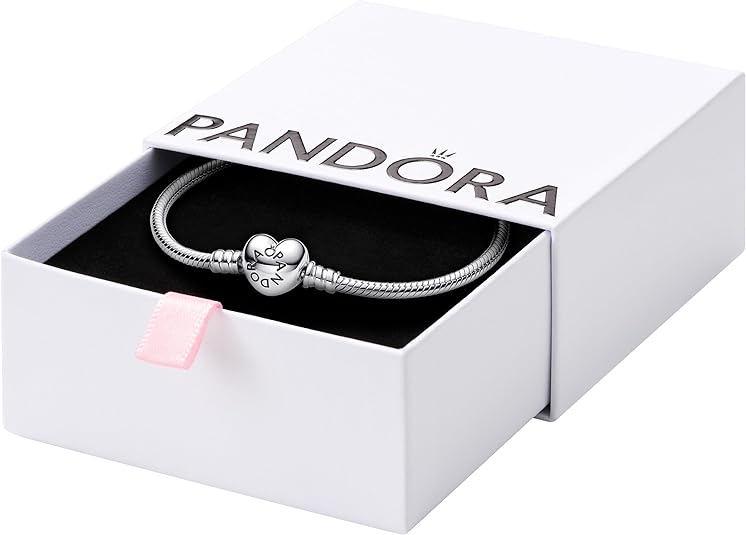 Pandora Jewelry Moments Snake Chain Charm Bracelet