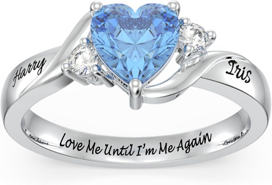 Personalized Birthstone Ring