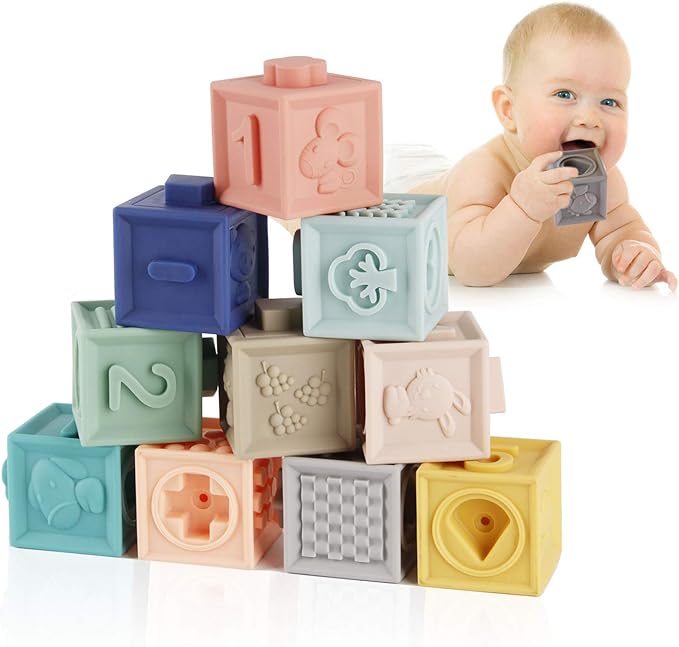 Soft Baby Blocks Set with Numbers