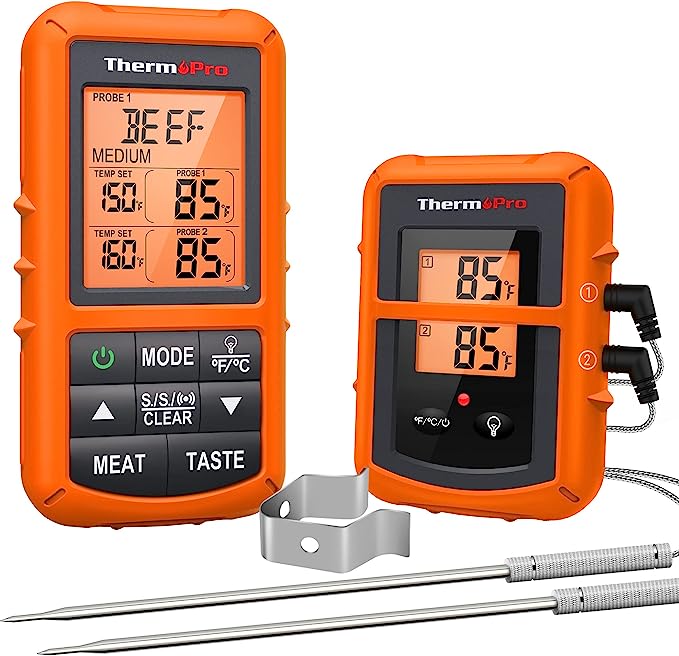 ThermoPro TP20 Wireless Remote Digital Cooking Food Meat Thermometer