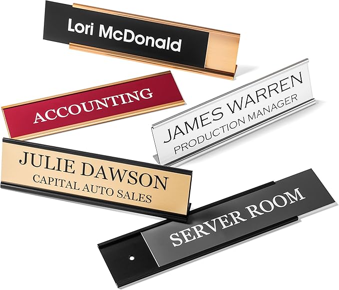 Personalized Desk Nameplate